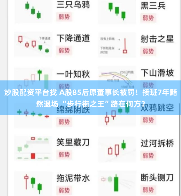 炒股配资平台找 A股85后原董事长被罚！接班7年黯然退场 “步行街之王”路在何方？